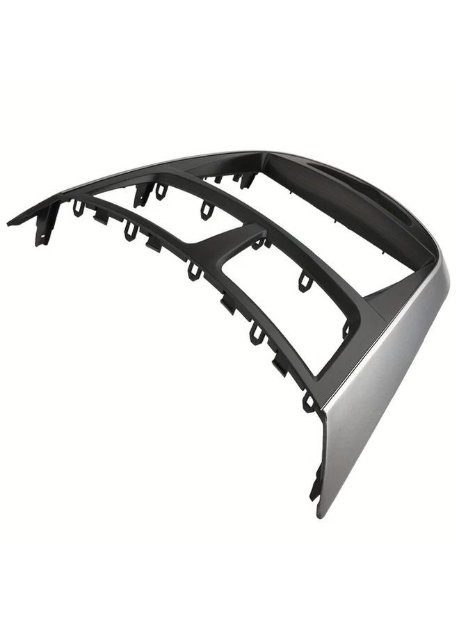 Hyundai Accent i25 Verna Solaris 2010 2017 2 Din Radio Fascia Silvery Black Trim Kit - Image 5